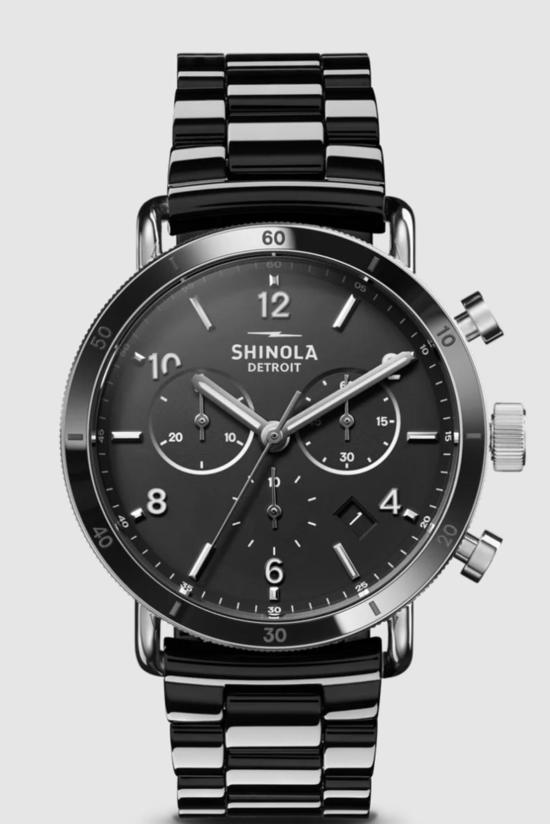  Shinola 손목시계 신올라 캔필드 스포츠 크로노그래프 시계 40mm