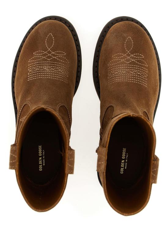  [키즈] 골든구스 부츠 골든 구스 위시 스타 아동용 부츠 (갈색) - GOLDEN GOOSE