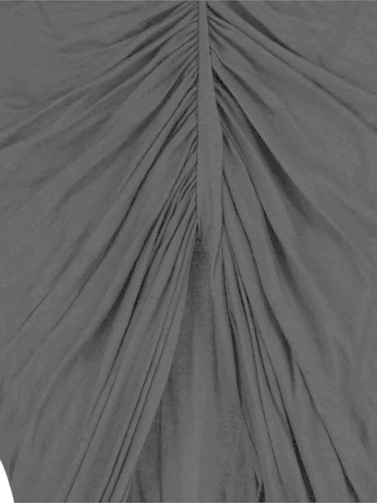  릭 오웬스 숏 스커트 비대칭 미니 스커트 블랙 - RICK OWENS