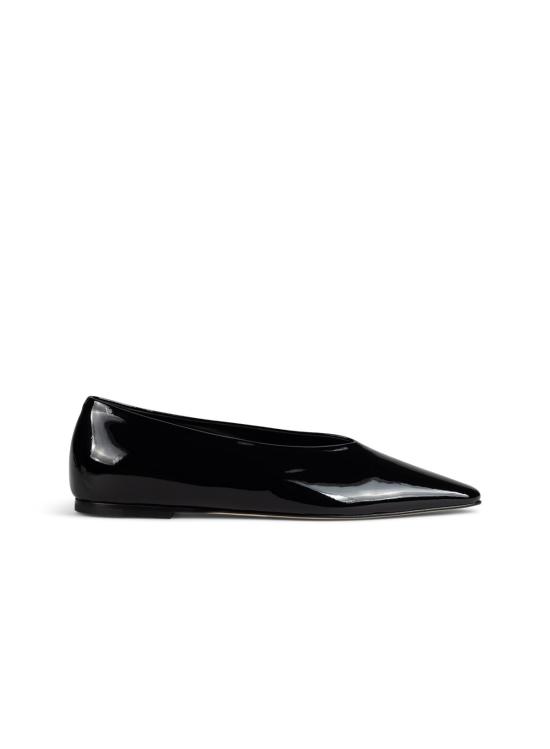  디어 프랜시스 플랫 슈즈 프랜시스 토포 플랫 블랙 페이턴트 씨께