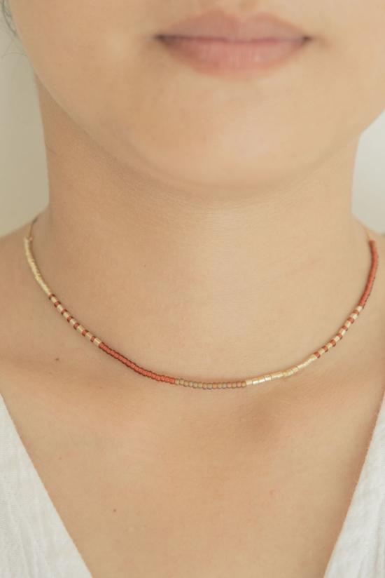  빌리지 스라이브 목걸이/팬던트 골든 비즈 목걸이 - VILLAGE THRIVE