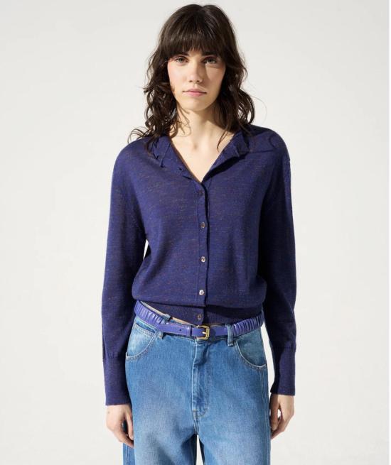  Cotélac 가디건 AjustÉ 카디건 블루 - OTHER BRANDS