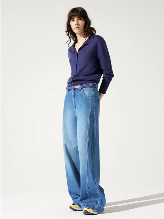  Cotélac 가디건 AjustÉ 카디건 블루