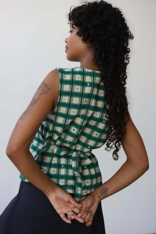  노블 베스트 플레어  체크무늬 - NOBLE