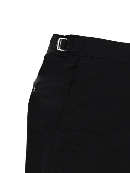  알렉산더 맥퀸 숏팬츠 로고 수영복 반바지 블랙 - ALEXANDER MCQUEEN