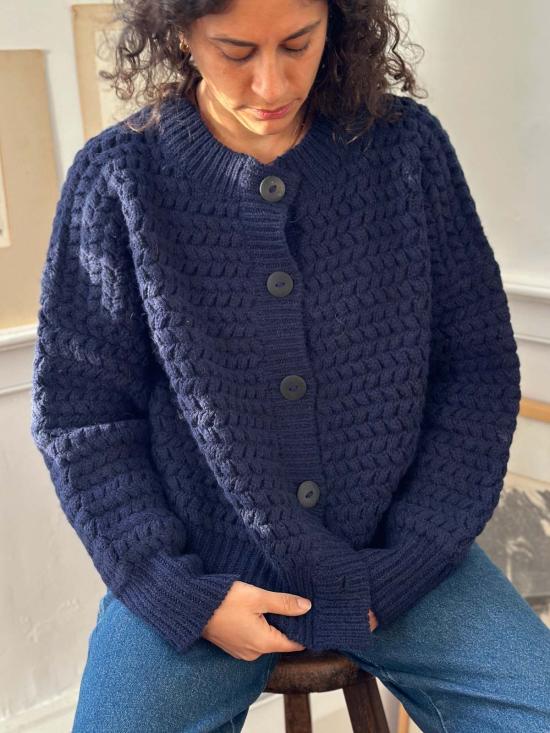  DAĒZA 가디건 다에자 지그재그 카디건 - OTHER BRANDS