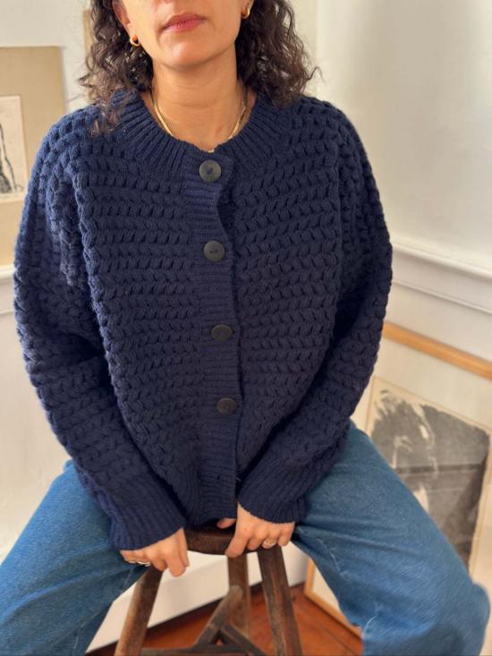  DAĒZA 가디건 다에자 지그재그 카디건 - OTHER BRANDS