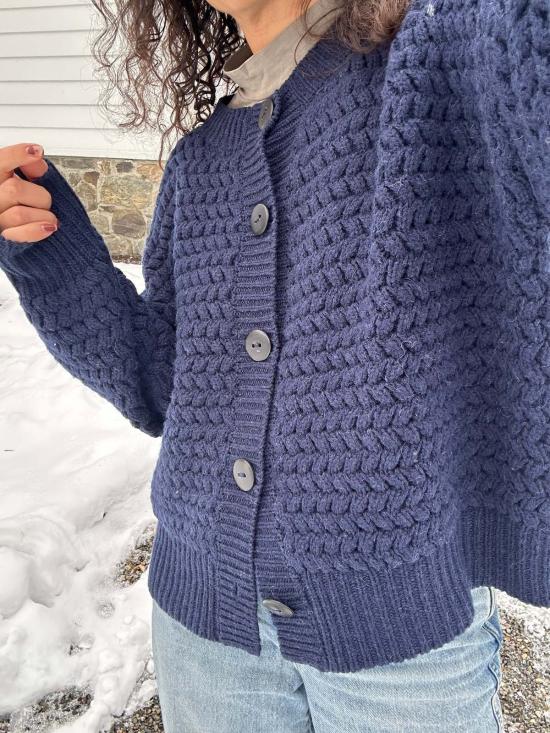  DAĒZA 가디건 다에자 지그재그 카디건 - OTHER BRANDS