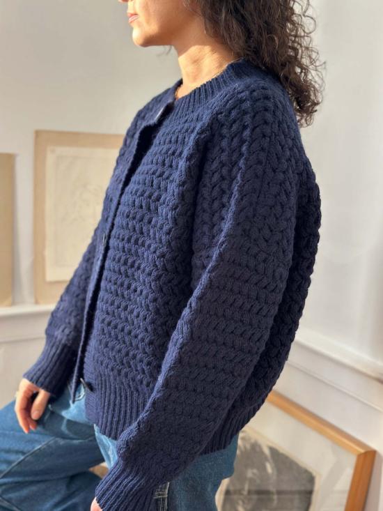  DAĒZA 가디건 다에자 지그재그 카디건 - OTHER BRANDS