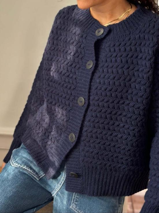  DAĒZA 가디건 다에자 지그재그 카디건