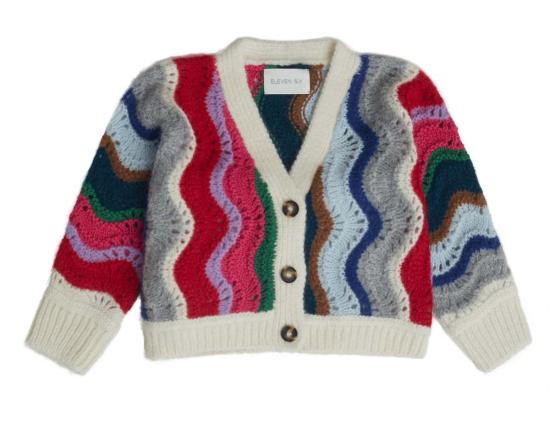  [키즈] 일레븐 식스 풀오버 키즈  테일러 카드 이간 멀티 - ELEVEN SIX