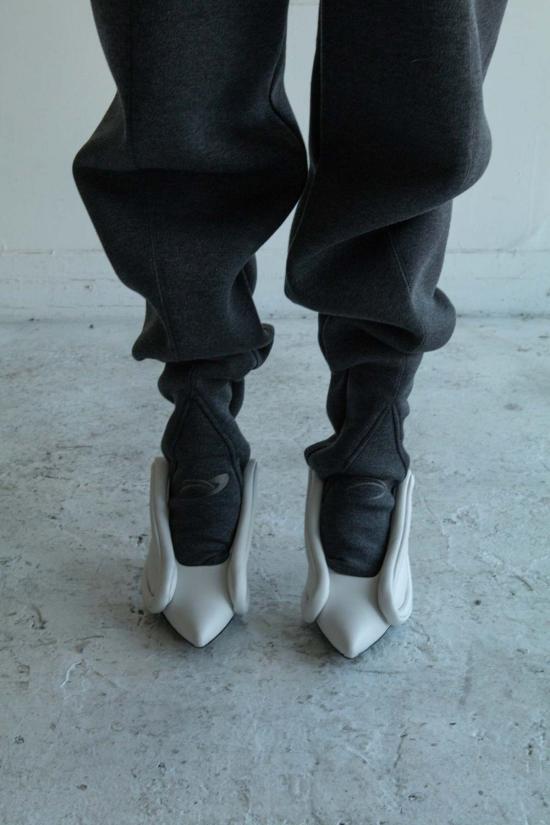  Yohei Ohno 스트레이트 팬츠 요헤이 오노 더블 저지 스터럽 팬츠 - OTHER BRANDS