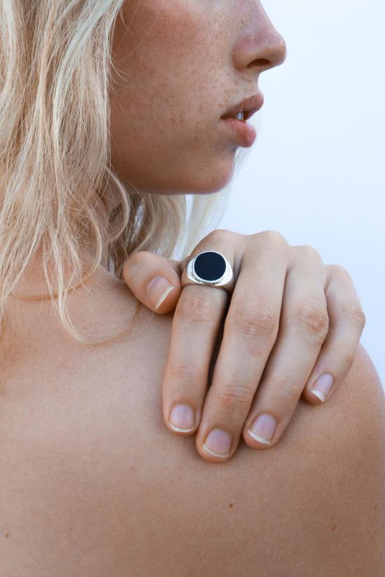  오디세이아 반지 오디세아 펄무테 오닉스 링