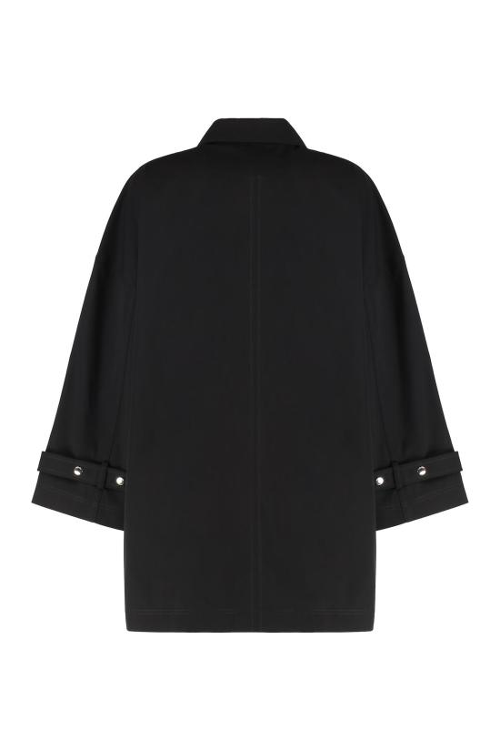  토템 트렌치 코트 코튼  블랙 - TOTEME