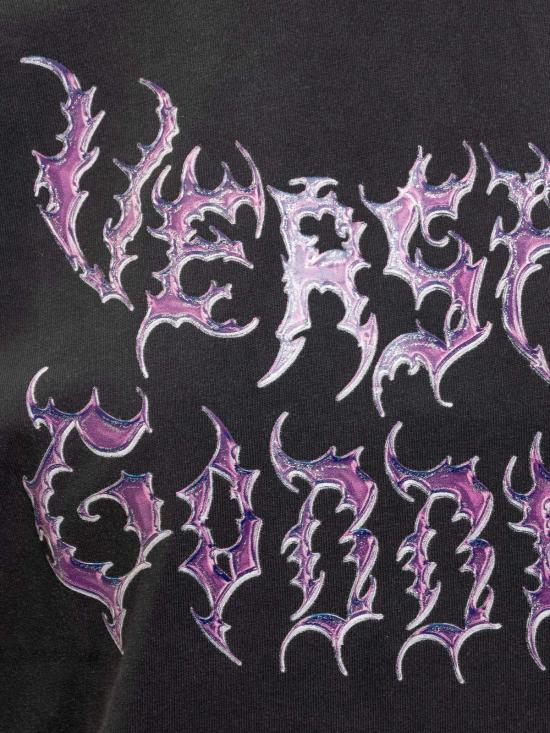  베르사체 반팔 티셔츠 여신 티셔츠 블랙 - VERSACE