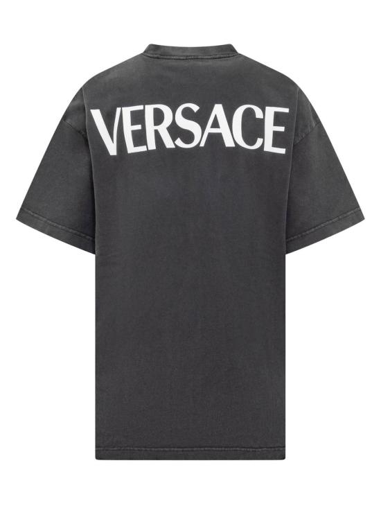  베르사체 반팔 티셔츠 여신 티셔츠 블랙 - VERSACE