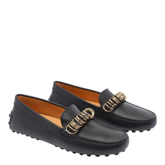  토즈 로퍼 링 디테일  블랙 - TODS