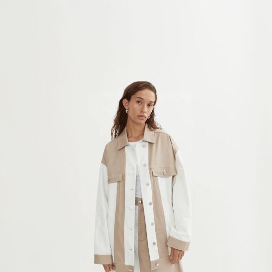  블랑카 데님 자켓 퀸 재킷