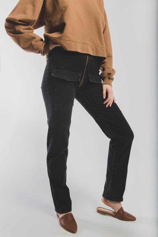  레이첼 코미 스트레이트 팬츠 워커 팬츠 워시드 블랙 - RACHEL COMEY