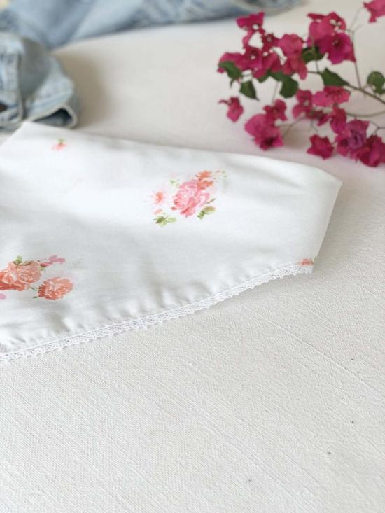  메릿 찰스 머플러/스카프 페넬로페 반다나 핑크/오렌지 - MERRITT CHARLES