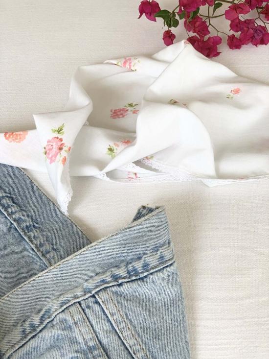  Merritt Charles 머플러/스카프 메릿 찰스 페넬로페 반다나 핑크/오렌지 - OTHER BRANDS