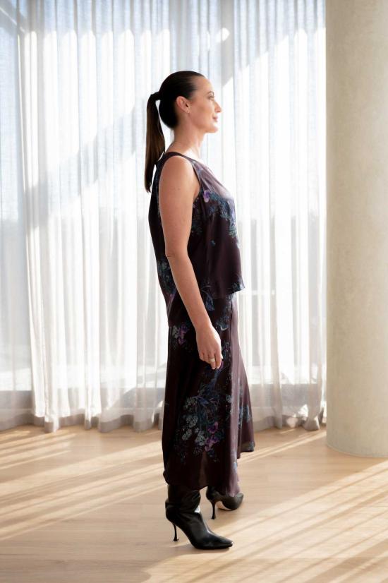  린제이 니콜라스 뉴욕 블라우스 린지 니콜라스 뉴욕 쉘 탑 - LINDSAY NICHOLAS NEW YORK