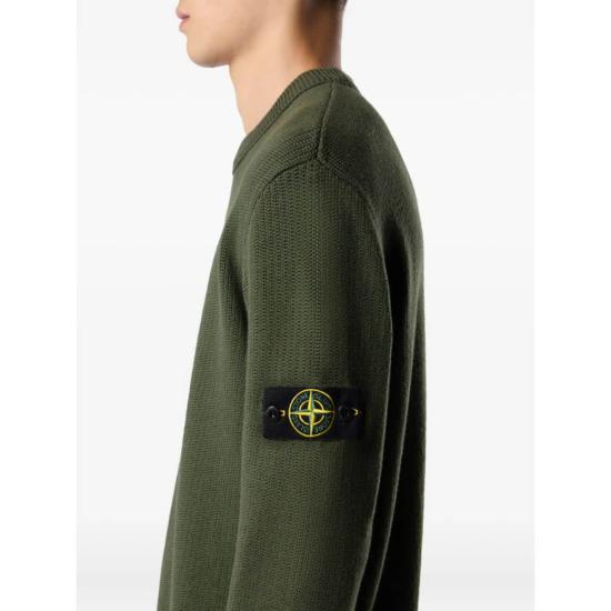  스톤 아일랜드 스웨터 그린 - STONE ISLAND
