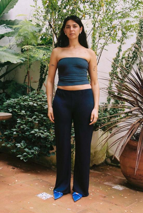  질 로드리게즈 스트레이트 팬츠 길 로드리게스 바르셀로나 우븐 팬츠 - GIL RODRIGUEZ