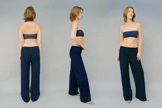  질 로드리게즈 스트레이트 팬츠 길 로드리게스 바르셀로나 우븐 팬츠 - GIL RODRIGUEZ