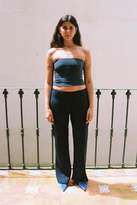  질 로드리게즈 스트레이트 팬츠 길 로드리게스 바르셀로나 우븐 팬츠 - GIL RODRIGUEZ