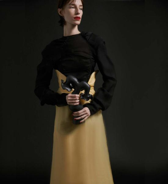  Luisa et La Luna 긴팔 티셔츠 Luisa Et La Luna 베로나 탑 느와르 - OTHER BRANDS