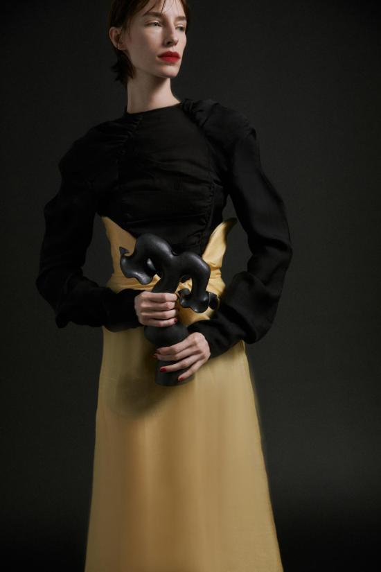  Luisa et La Luna 긴팔 티셔츠 Luisa Et La Luna 베로나 탑 느와르 - OTHER BRANDS