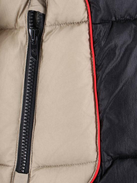  디젤 봄버 자켓 W 오스텐드 다운 재킷 블랙/베이지 - DIESEL