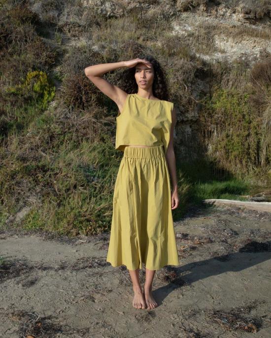  Honest Cotton 롱 스커트 어니스트 코튼 팔머 스커트 - OTHER BRANDS