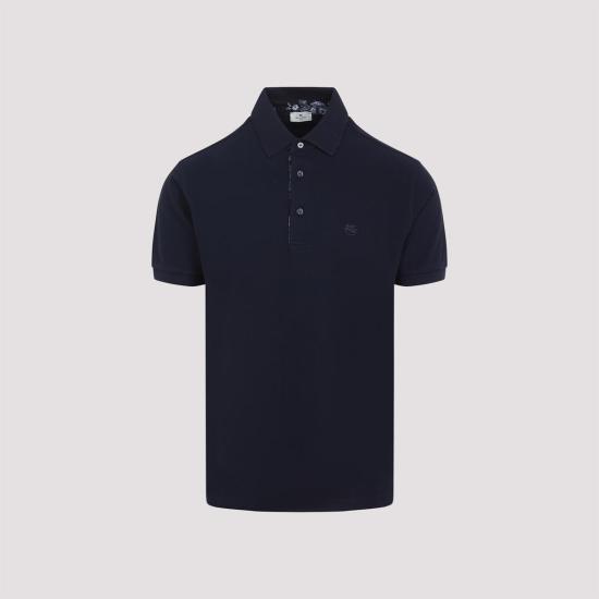  에트로 폴로 티셔츠 로마 폴로 다크 블루 - ETRO