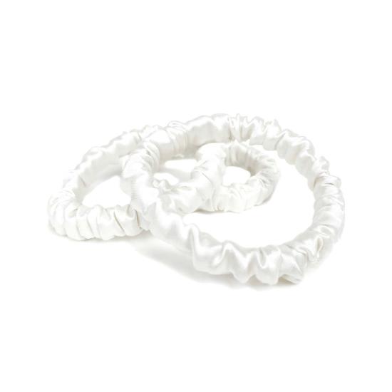  크리스텔 바라자 헤어 액세서리 진주 실크 헤어 타이 - KRYSTELL BARRAZA