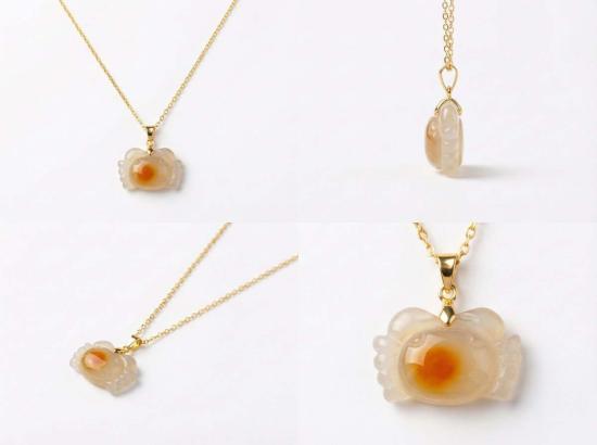  세레 목걸이/팬던트 세리 조디악 컬렉션 게자리 옥 목걸이 - SEREE