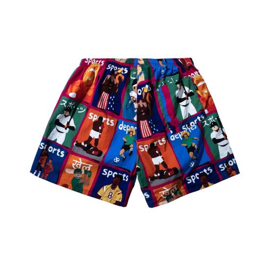  마켓 숏팬츠 일러스트레이티드 테크 쇼츠 - MARKET