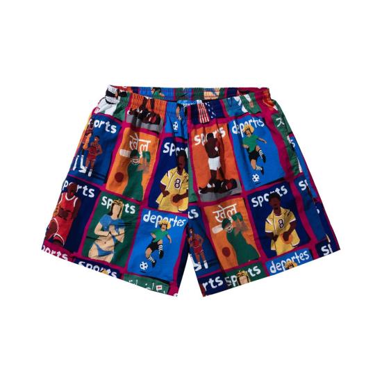  마켓 숏팬츠 일러스트레이티드 테크 쇼츠