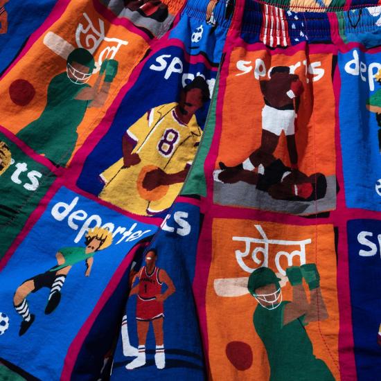  마켓 숏팬츠 일러스트레이티드 테크 쇼츠 - MARKET