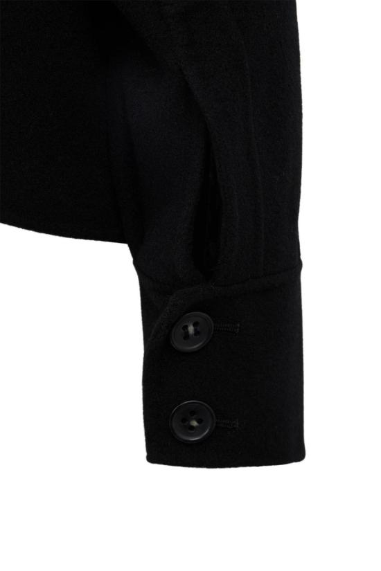  막스마라 코트 막스 마라 히든 패스너드  네로 - MAX MARA