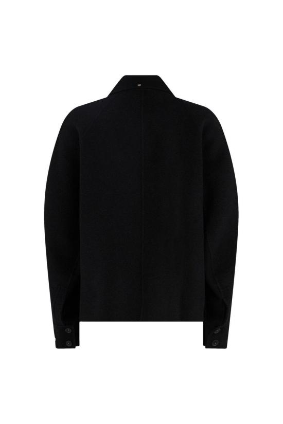  막스마라 코트 막스 마라 히든 패스너드  네로 - MAX MARA