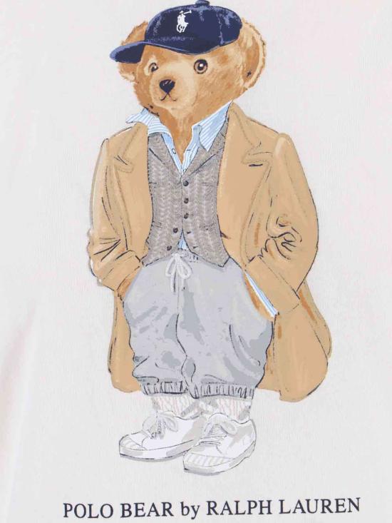  랄프 로렌 반팔 티셔츠 폴로 베어 티셔츠 네비스 - RALPH LAUREN