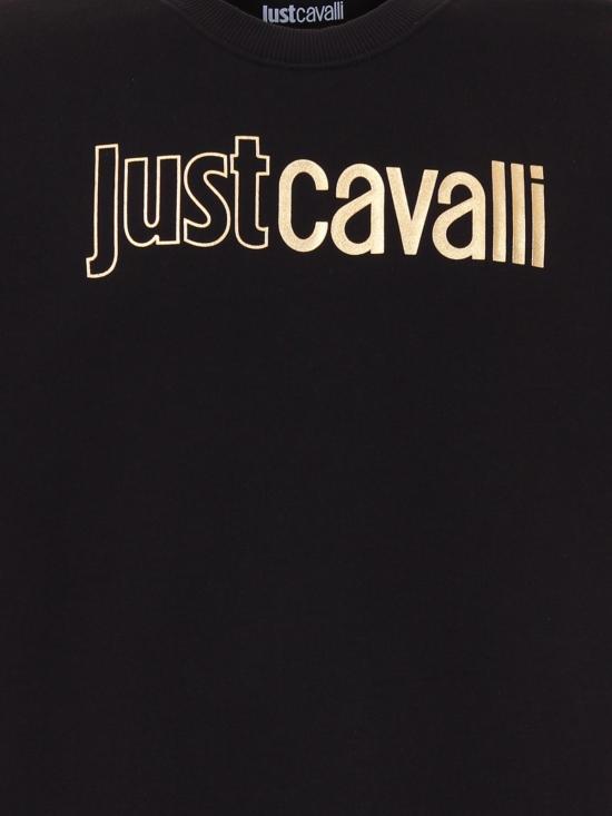  로베르토 카발리 스웨터 저스트 카발리  블랙 - ROBERTO CAVALLI