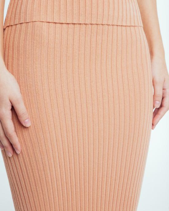  주주 미디 스커트 Giu Giu Nonna 니트 스커트 반다이드 - GIU GIU