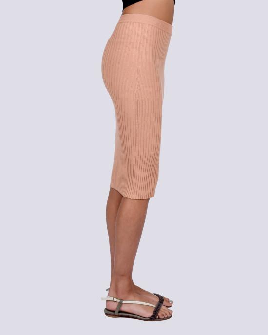  주주 미디 스커트 Giu Giu Nonna 니트 스커트 반다이드 - GIU GIU