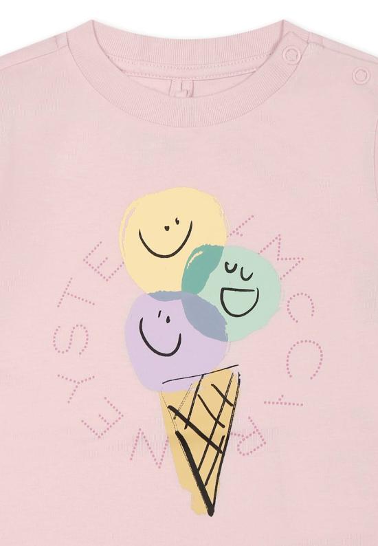  [키즈] 스텔라 맥카트니 탑 스텔라 매카트니 아동용 핑크 티셔츠 - STELLA MCCARTNEY