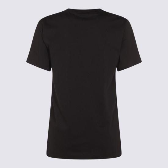  마르니 반팔 티셔츠 코튼 티셔츠 블랙 - MARNI