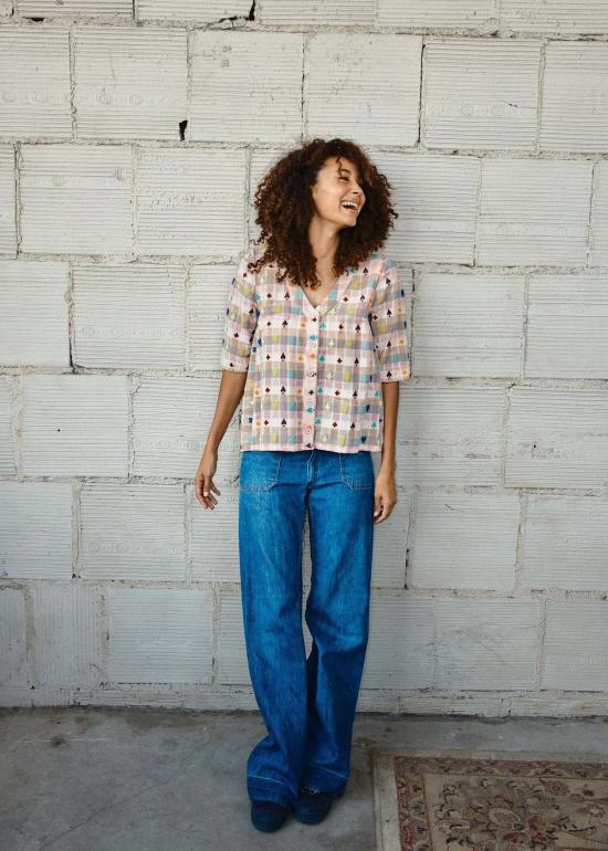  에이스 앤 지그 블라우스 에이스 & 지그 브리 - ACE & JIG