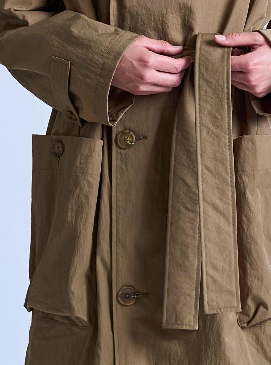  GREI. 트렌치 코트 그레이 피크드 라펠 - OTHER BRANDS